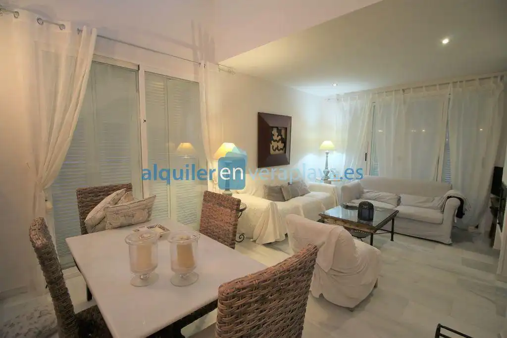 Sala d'estar de Casa o xalet de lloguer en Vera amb Aire condicionat i Terrassa