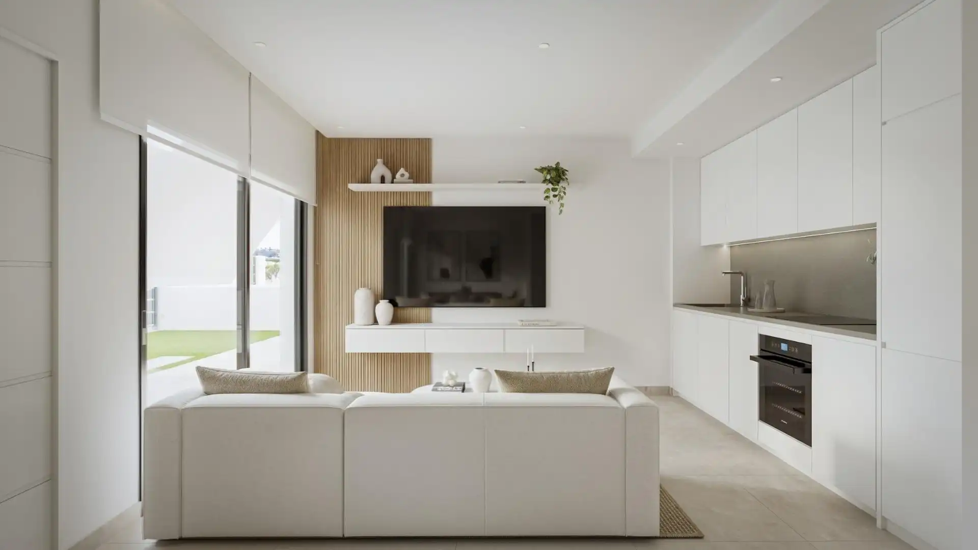 Sala de estar de Casa o chalet en venta en San Pedro del Pinatar con Terraza y Piscina