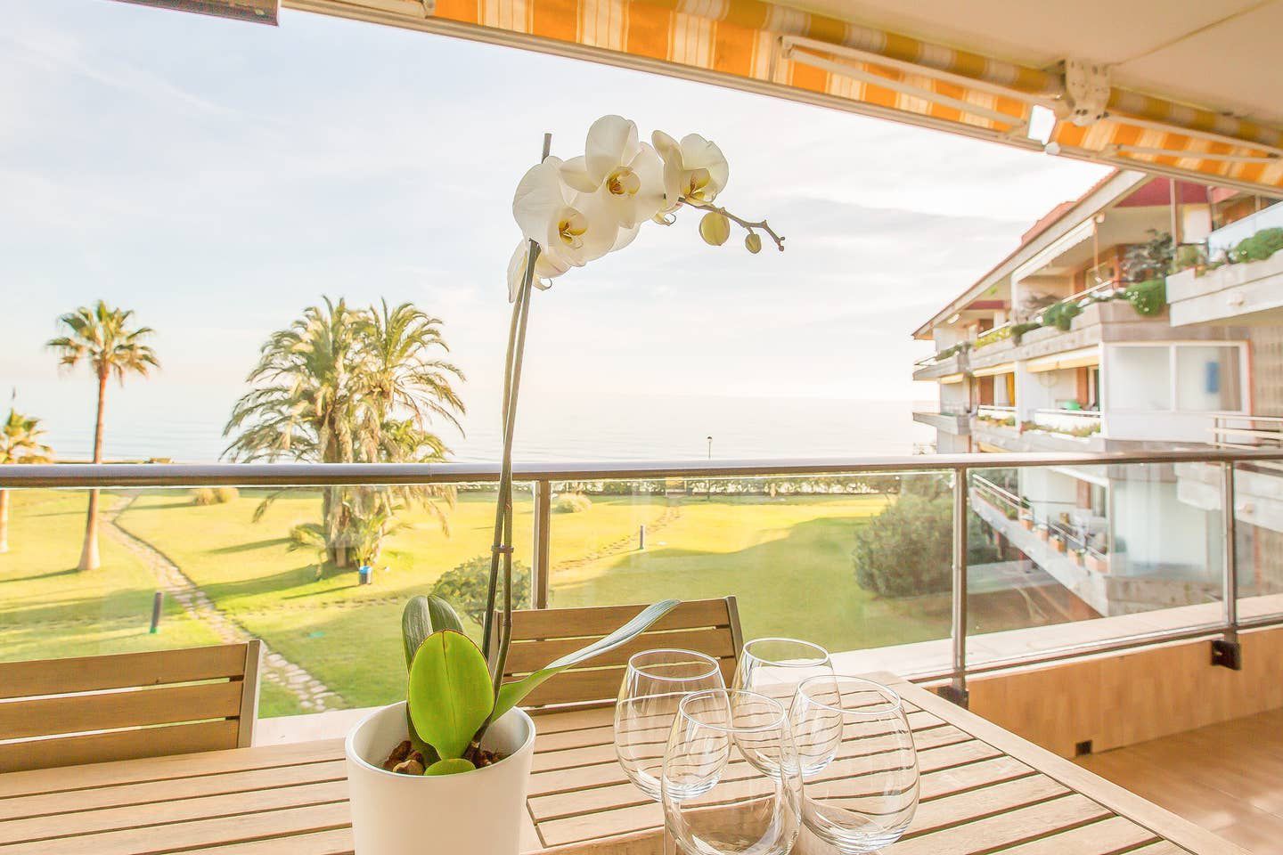 Terrace of Flat to rent in Gavà  with Heating, Terrace and Community pool