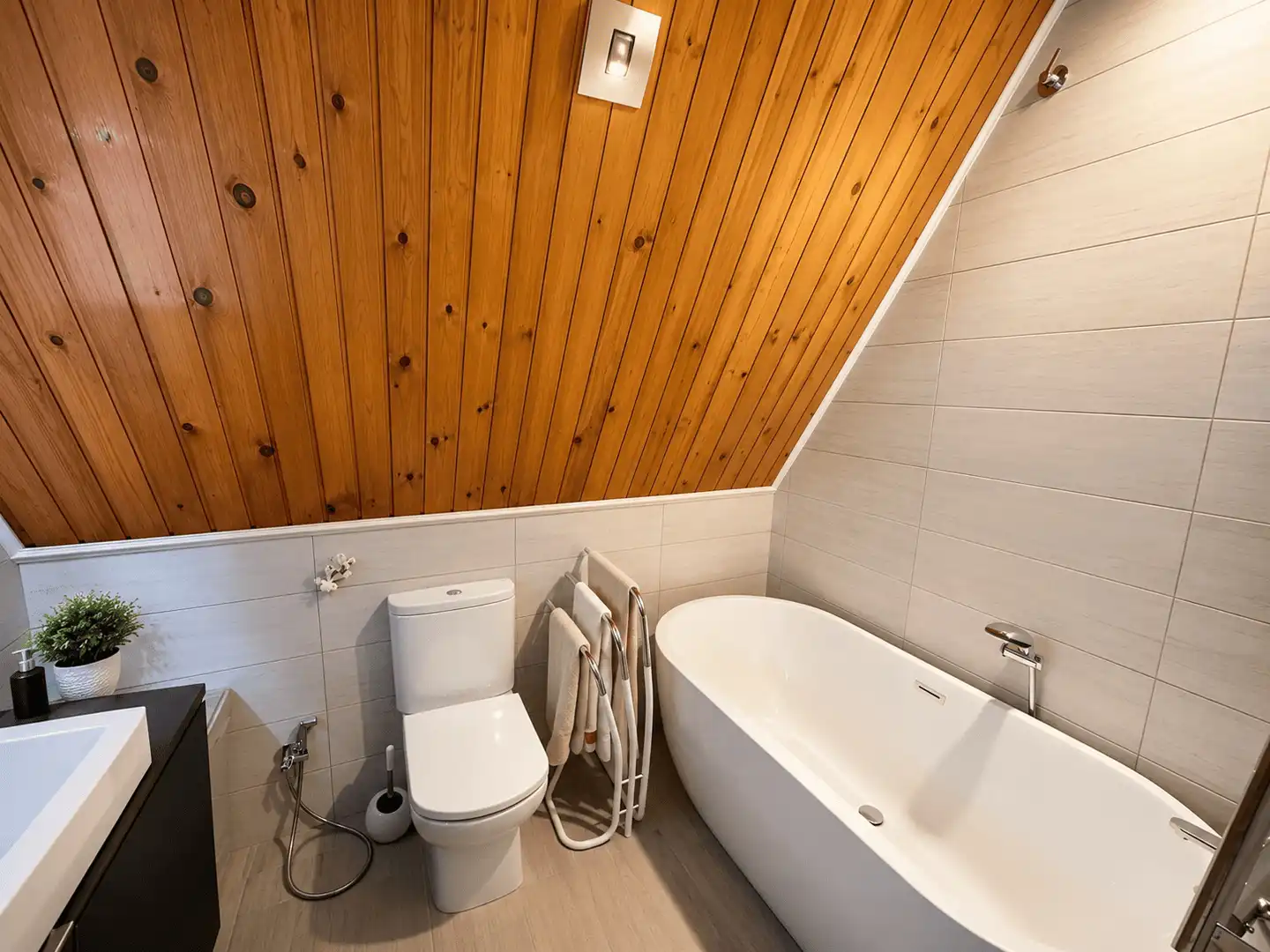 Baño de Casa o chalet en venta en Sant Cebrià de Vallalta con Aire acondicionado, Calefacción y Jardín privado