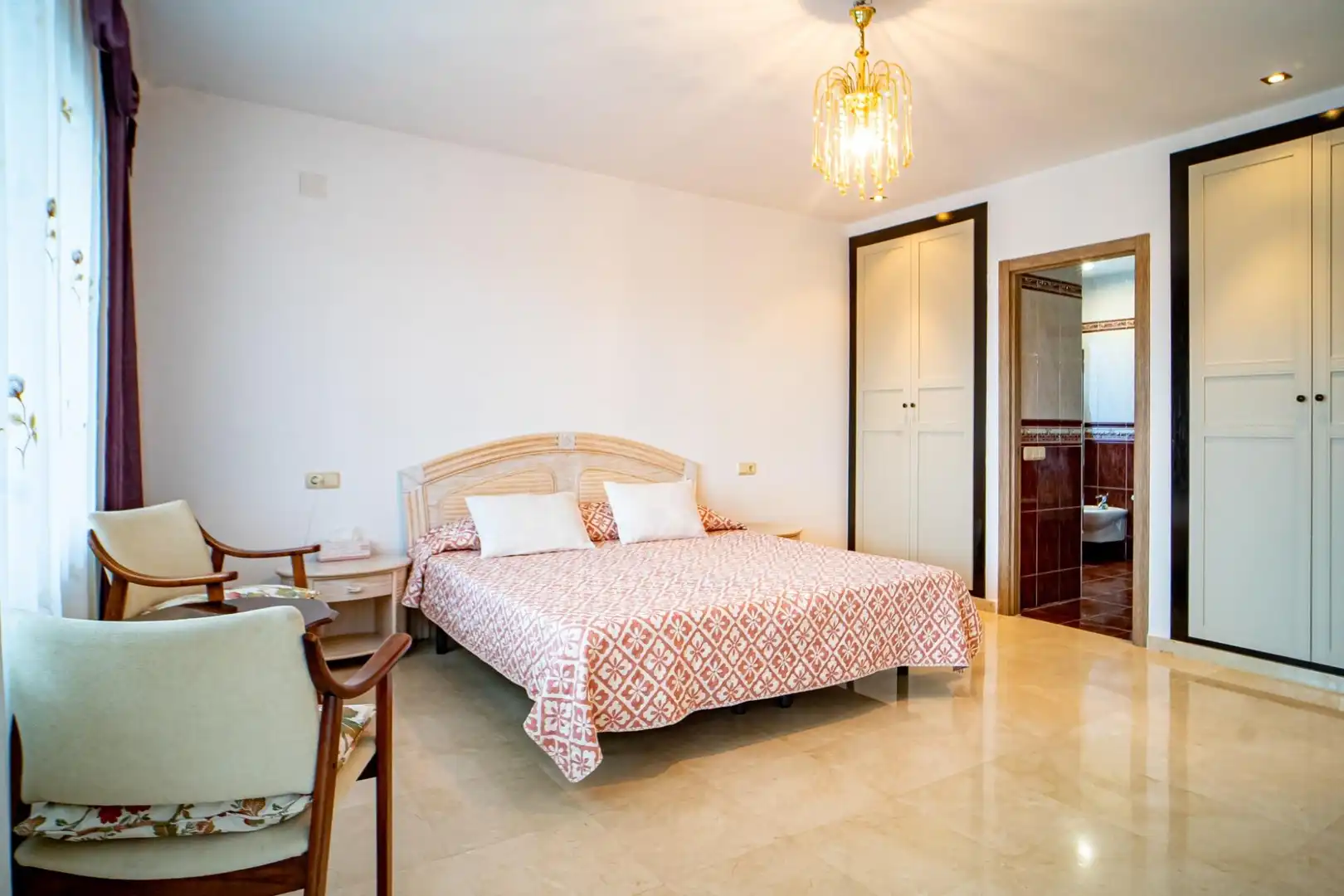 Bedroom of Houses for sale in L'Alfàs del Pi  with Air Conditioner, Heating and Private garden