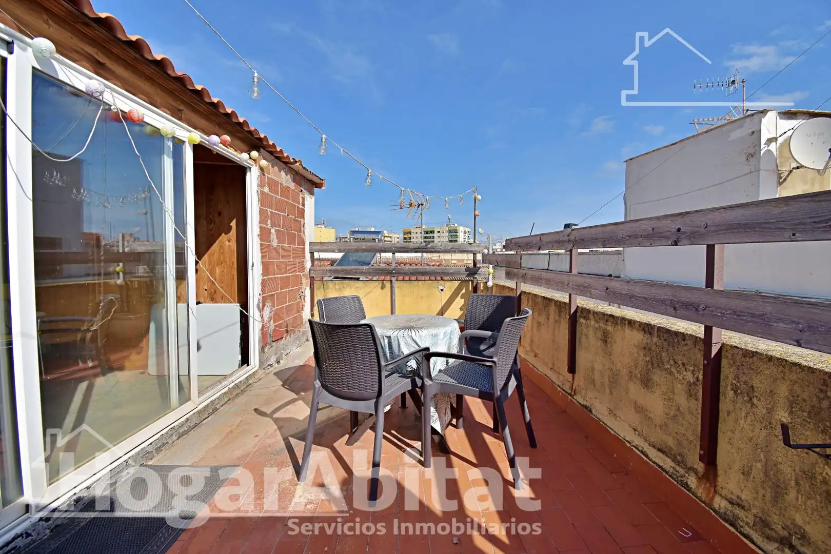 Terraza de Ático en venta en Oliva pueblo