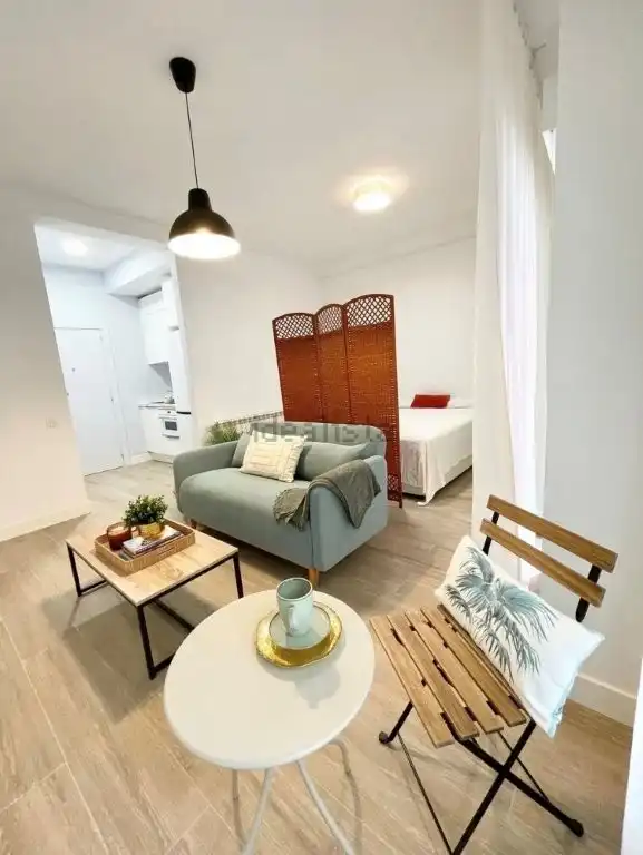 Sala d'estar de Apartament en venda en Madrid amb Aire condicionat, Calefacció i Terrassa