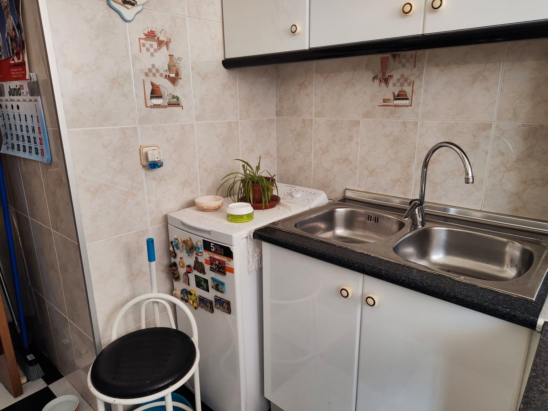Cuina de Pis en venda en Málaga Capital amb Aire condicionat, Terrassa i Moblat