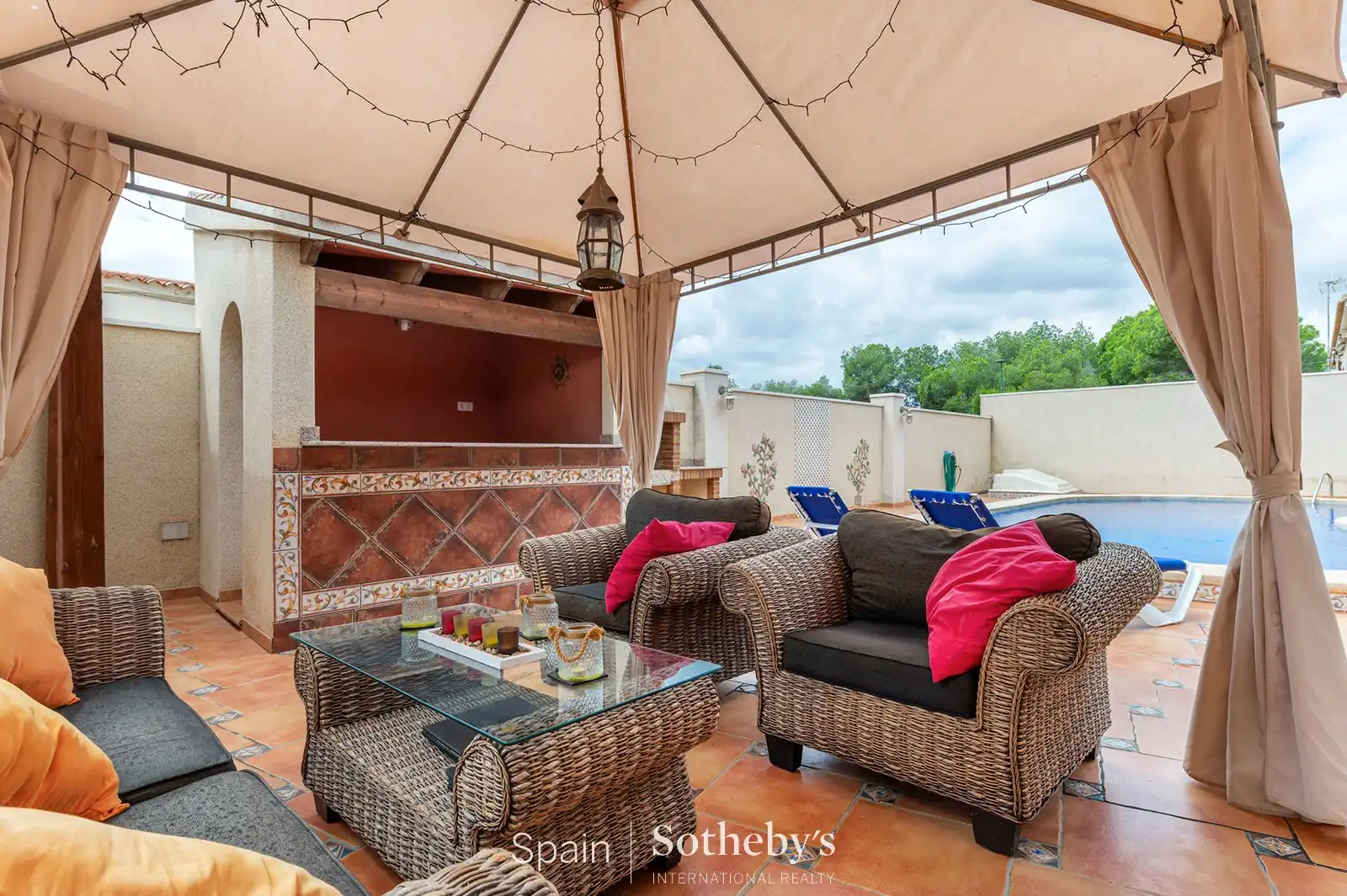 Terraza de Casa o chalet en venta en Pilar de la Horadada con Aire acondicionado, Calefacción y Jardín privado