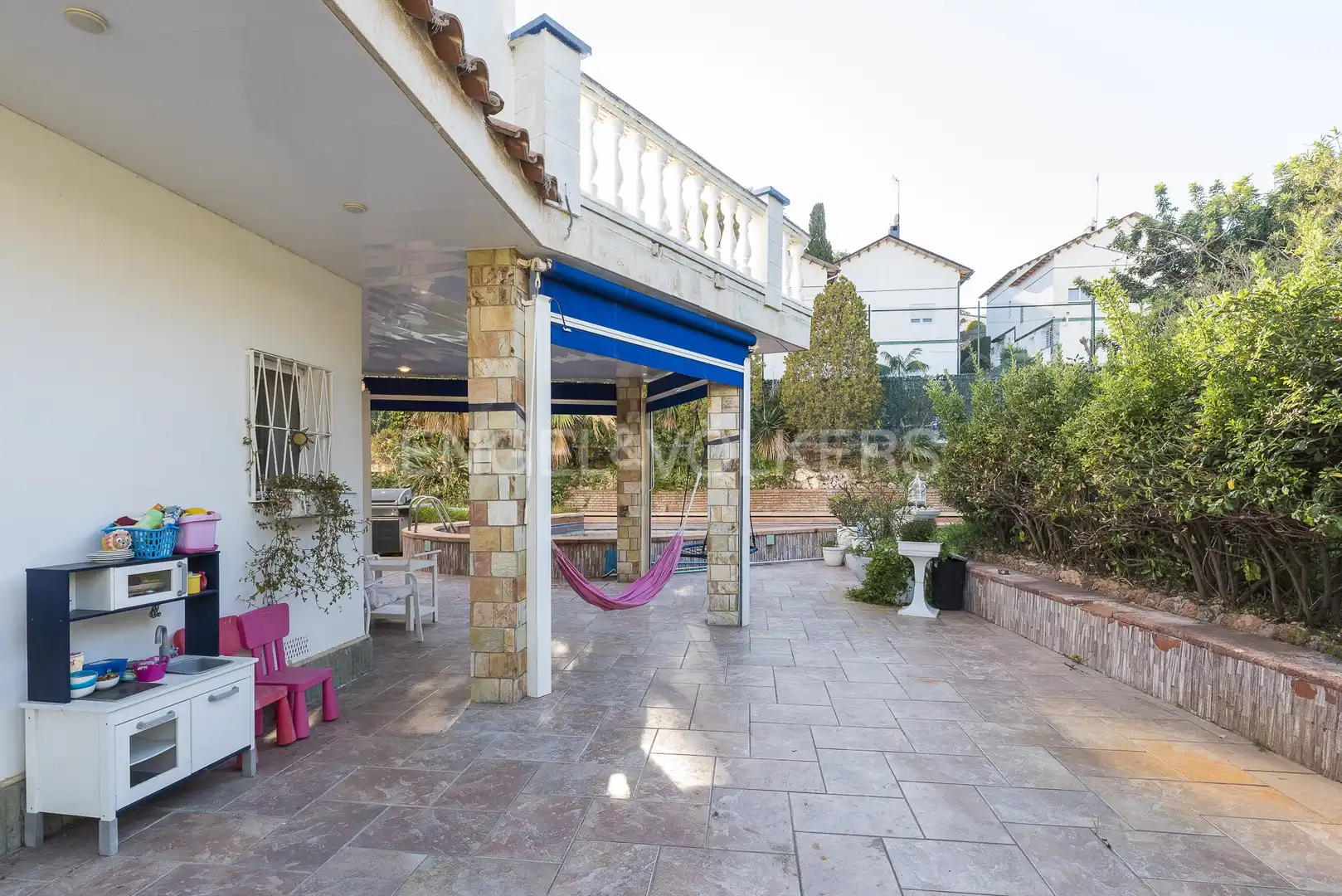Terrace of Houses for rent in Castelldefels  with Air Conditioner, Heating and Private garden