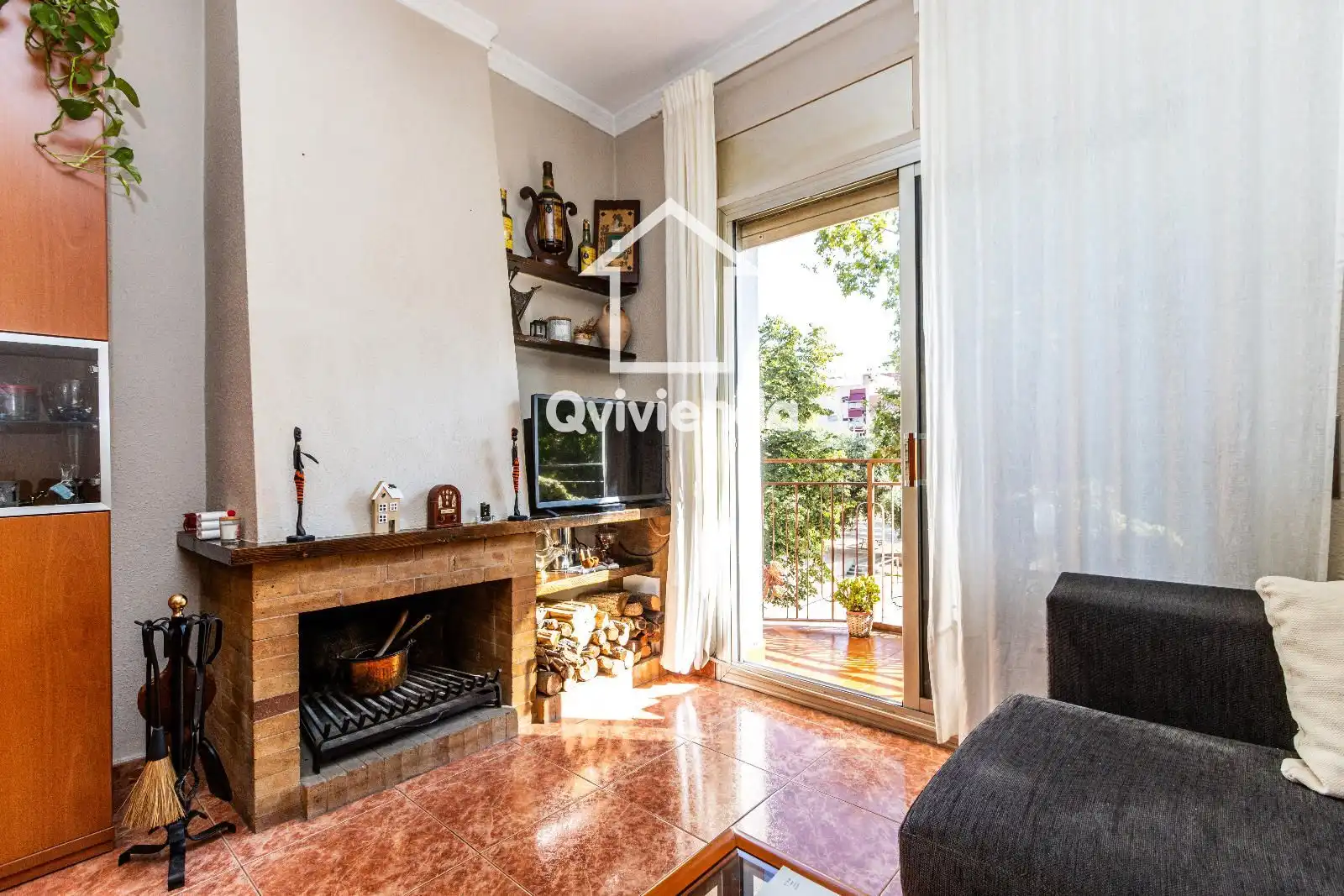 Living room of Flat for sale in Sabadell  with Air Conditioner, Heating and Terrace