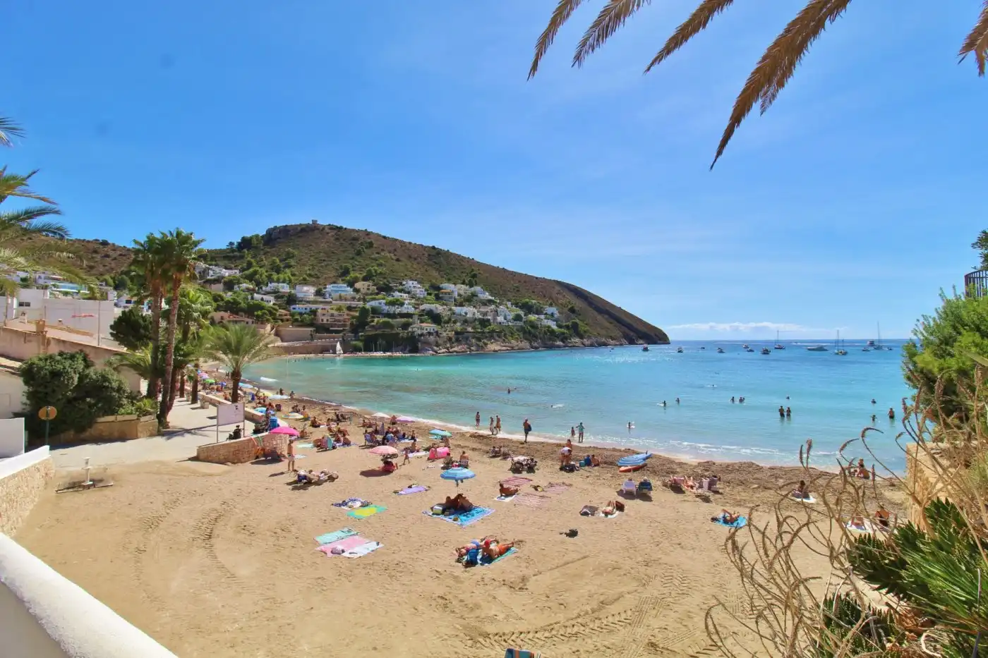 Vista exterior de Casa o chalet en venta en Moraira con Aire acondicionado, Calefacción y Jardín privado