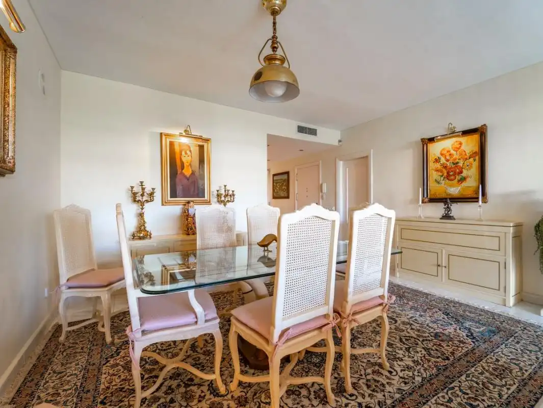 Dining room of Flat for sale in Marbella  with Air Conditioner, Heating and Private garden