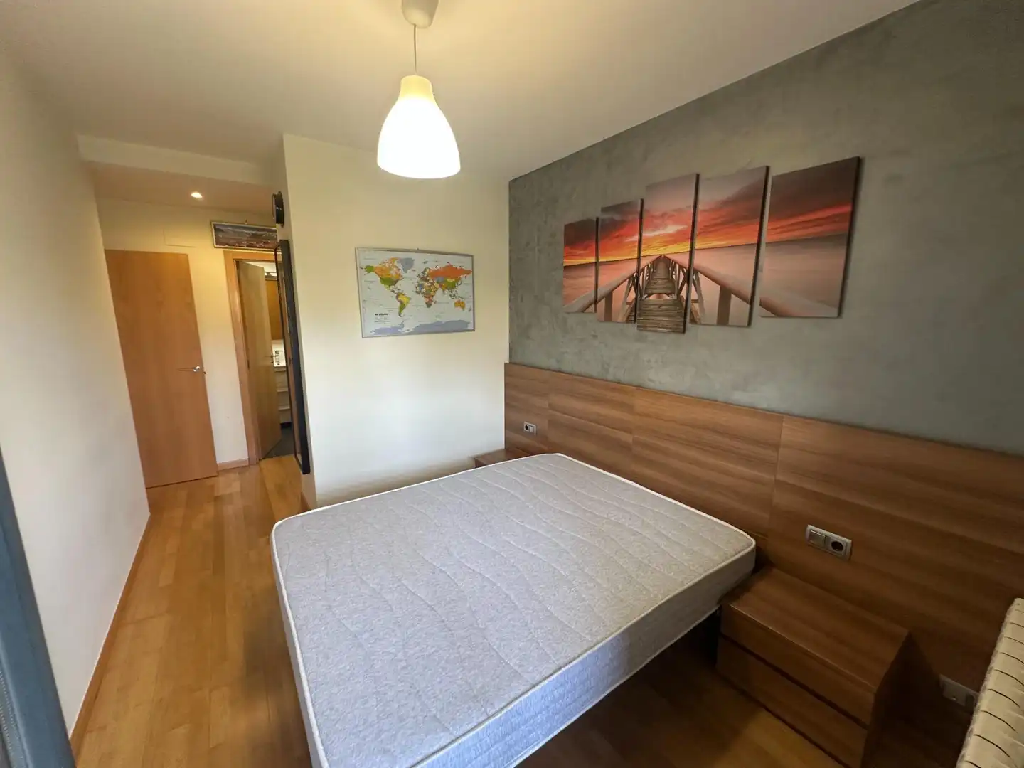 Bedroom of Flat for rent in Burgos  with Heating, Storage room and Furnished