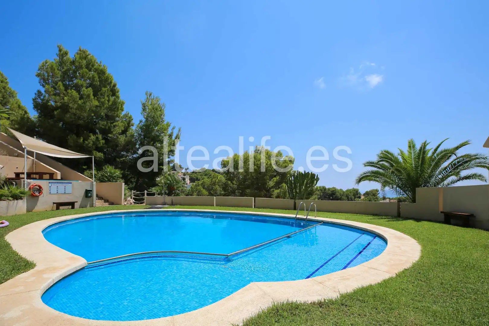 Jardí de Apartament en venda en Altea amb Aire condicionat, Terrassa i Forn