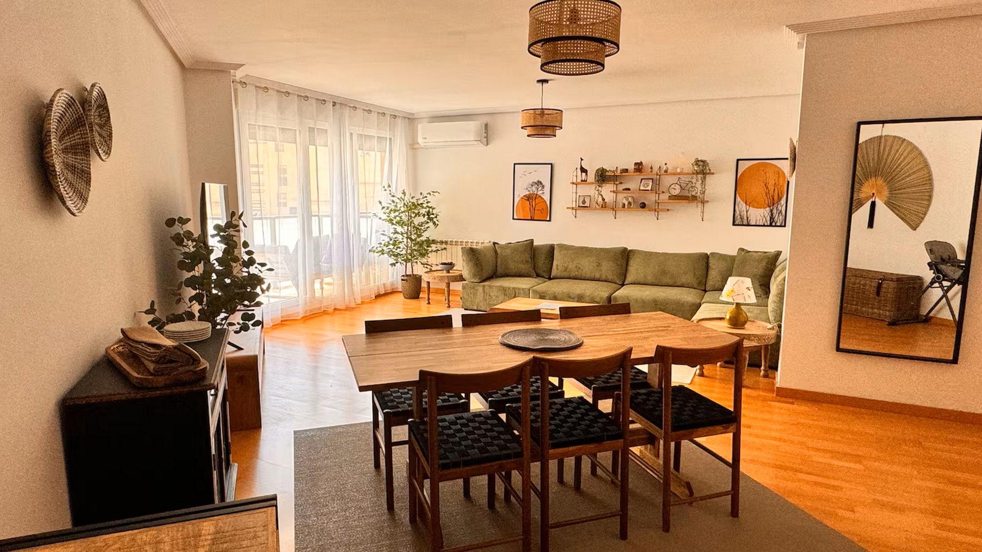 Living room of Flat to rent in Lerma  with Air Conditioner, Heating and Furnished