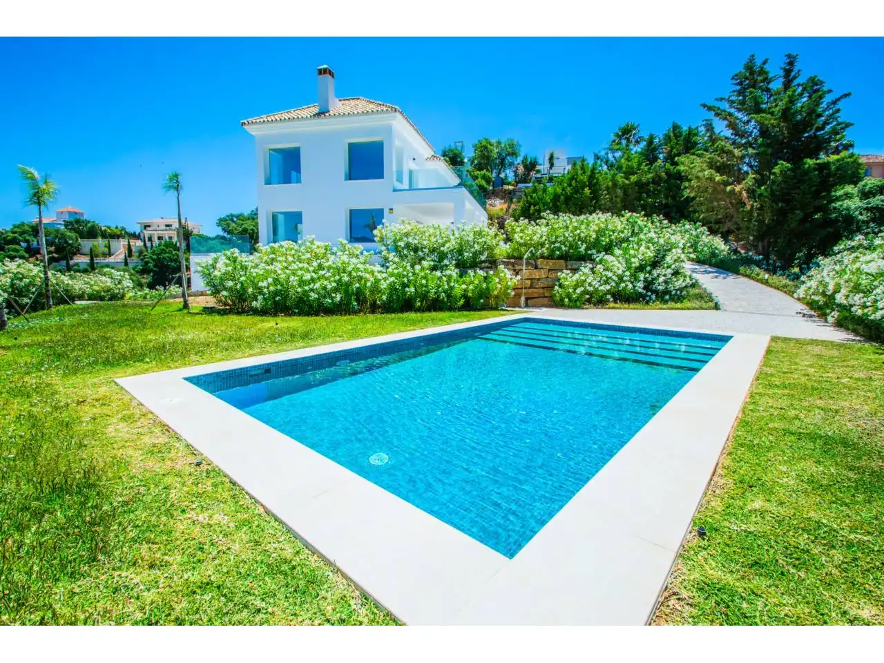 Jardín de Casa o chalet en venta en Marbella con Aire acondicionado, Calefacción y Jardín privado