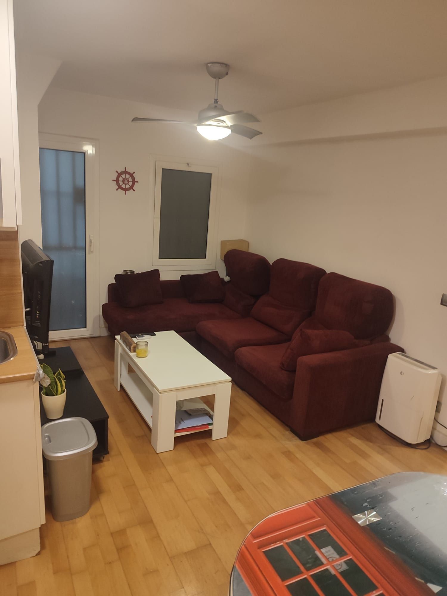 Sala d'estar de Estudi en venda en  Barcelona Capital amb Aire condicionat
