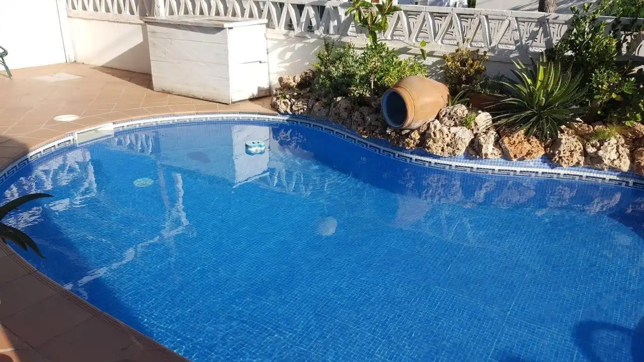 Swimming pool of Houses for sale in Calafell  with Storage room and Swimming Pool