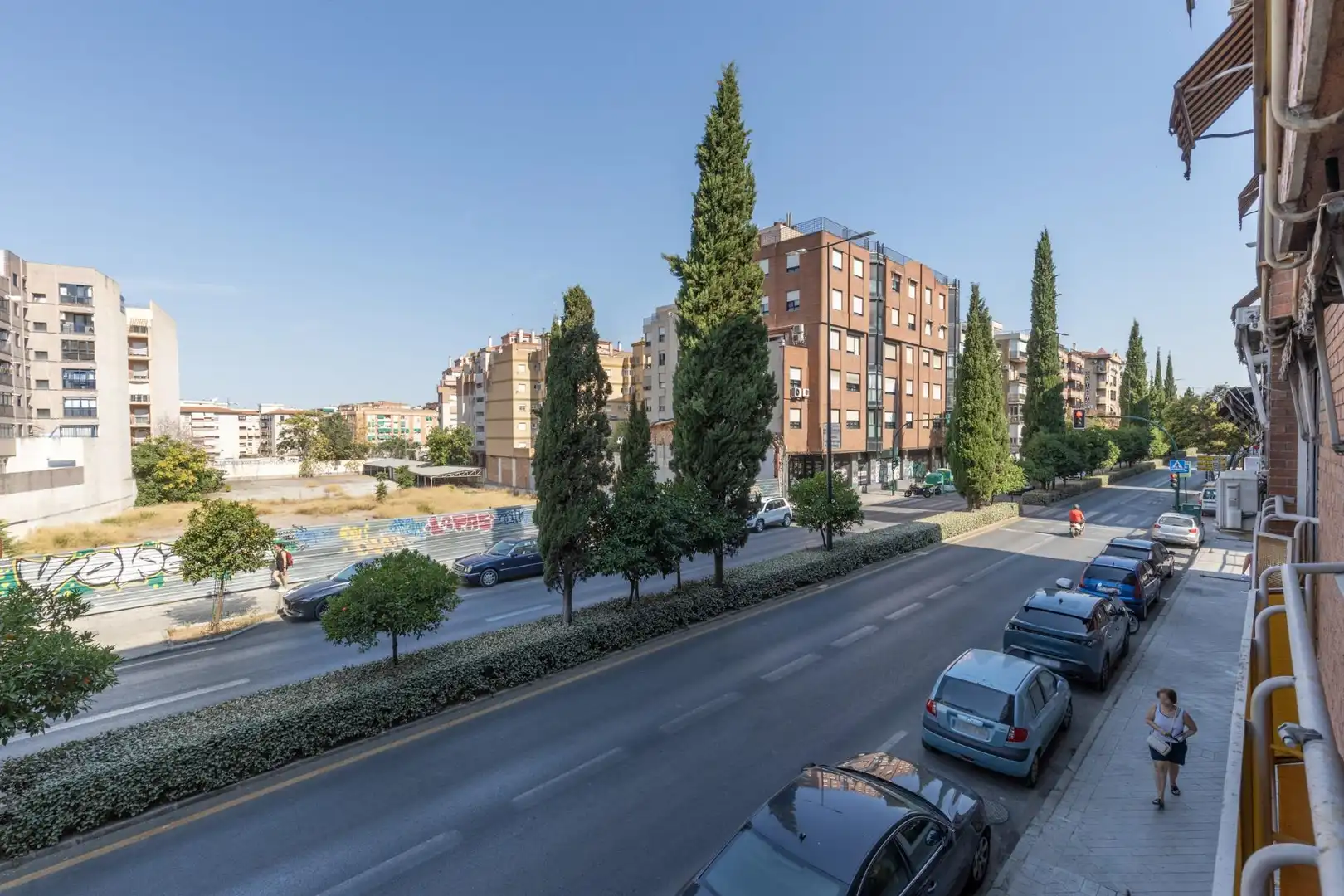 Exterior view of Flat for sale in Granada  with Air Conditioner, Terrace and Balcony