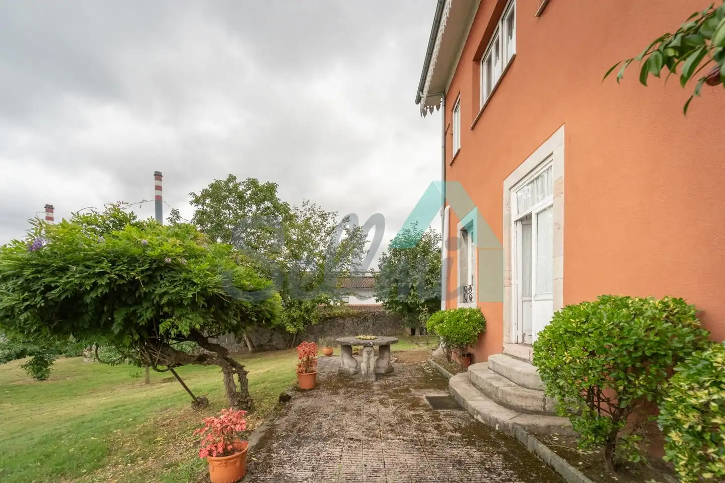 Vista exterior de Casa o chalet en venta en Ribera de Arriba con Jardín privado, Terraza y Balcón