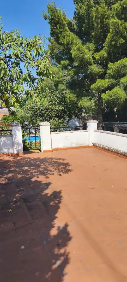 Terrassa de Casa o xalet en venda en Cadrete amb Aire condicionat, Jardí privat i Terrassa