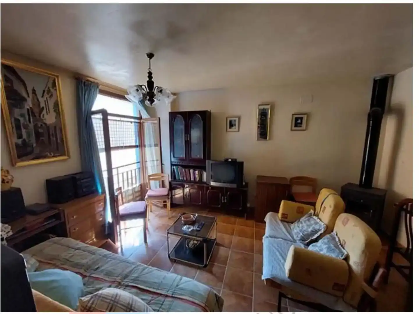 Sala d'estar de Pis en venda en Torrijo de la Cañada amb Aire condicionat, Traster i Moblat