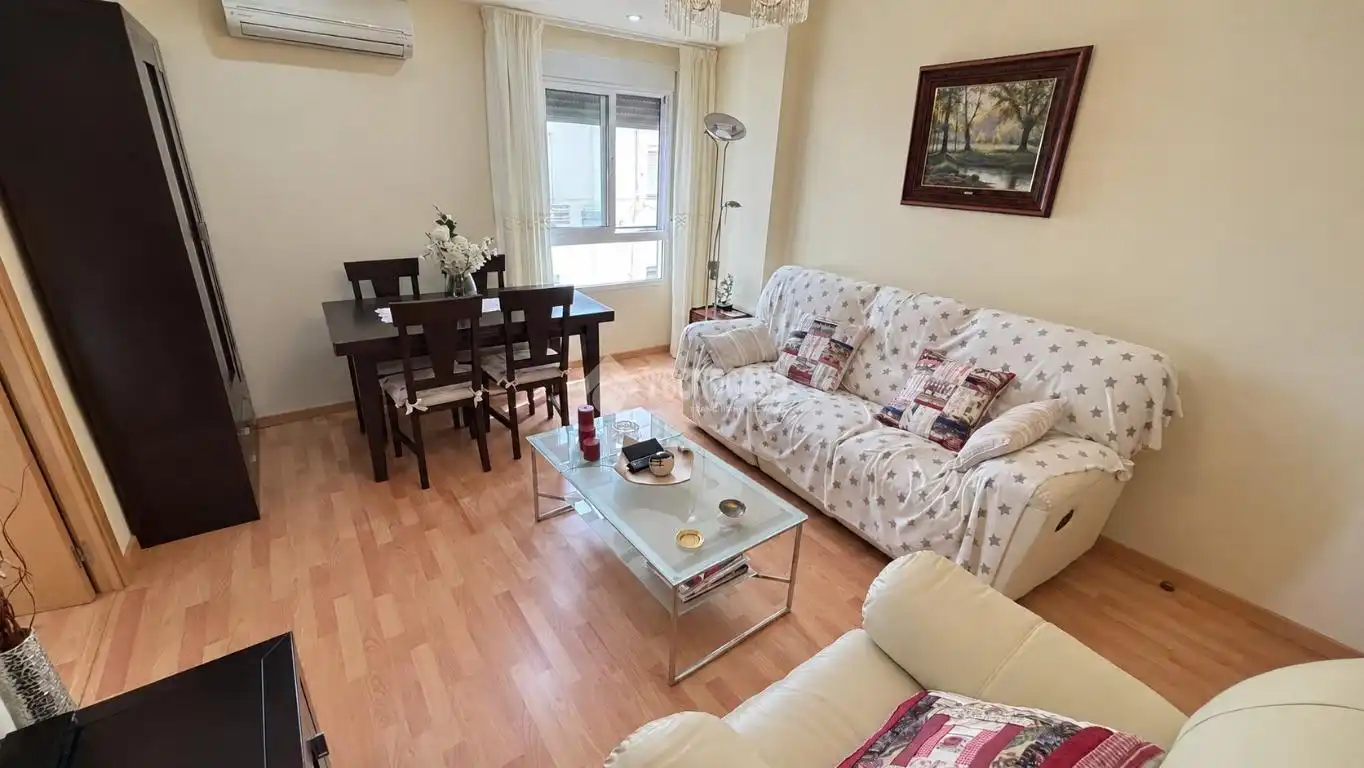 Sala de estar de Piso en venta en Valencia con Aire acondicionado y Balcón