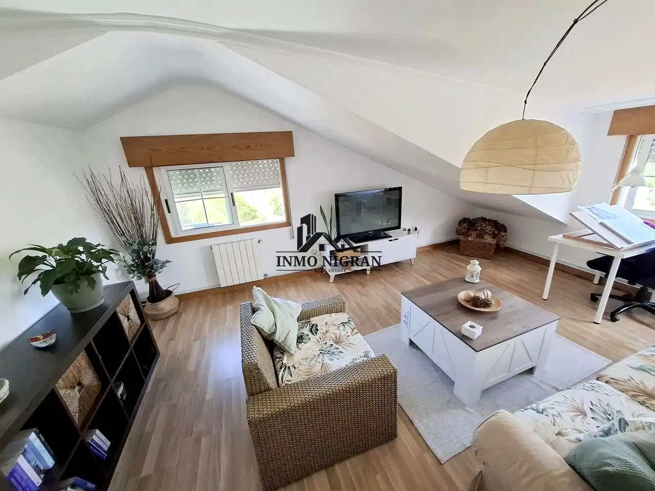 Sala de estar de Casa o chalet en venta en Baiona con Calefacción y Balcón