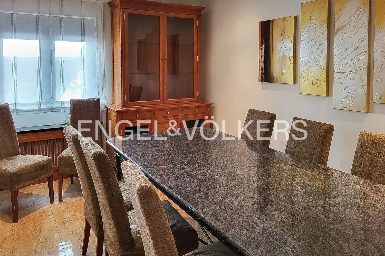 Menjador de Dúplex de lloguer en Valencia amb Aire condicionat, Calefacció i Parquet