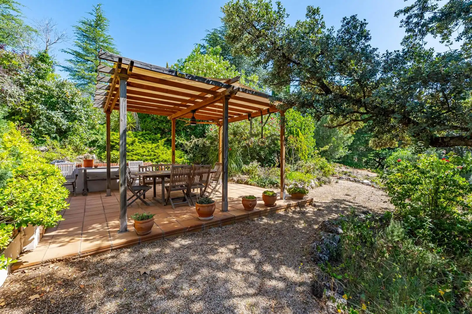 Terraza de Casa o chalet en venta en Las Rozas de Madrid con Aire acondicionado, Calefacción y Jardín privado
