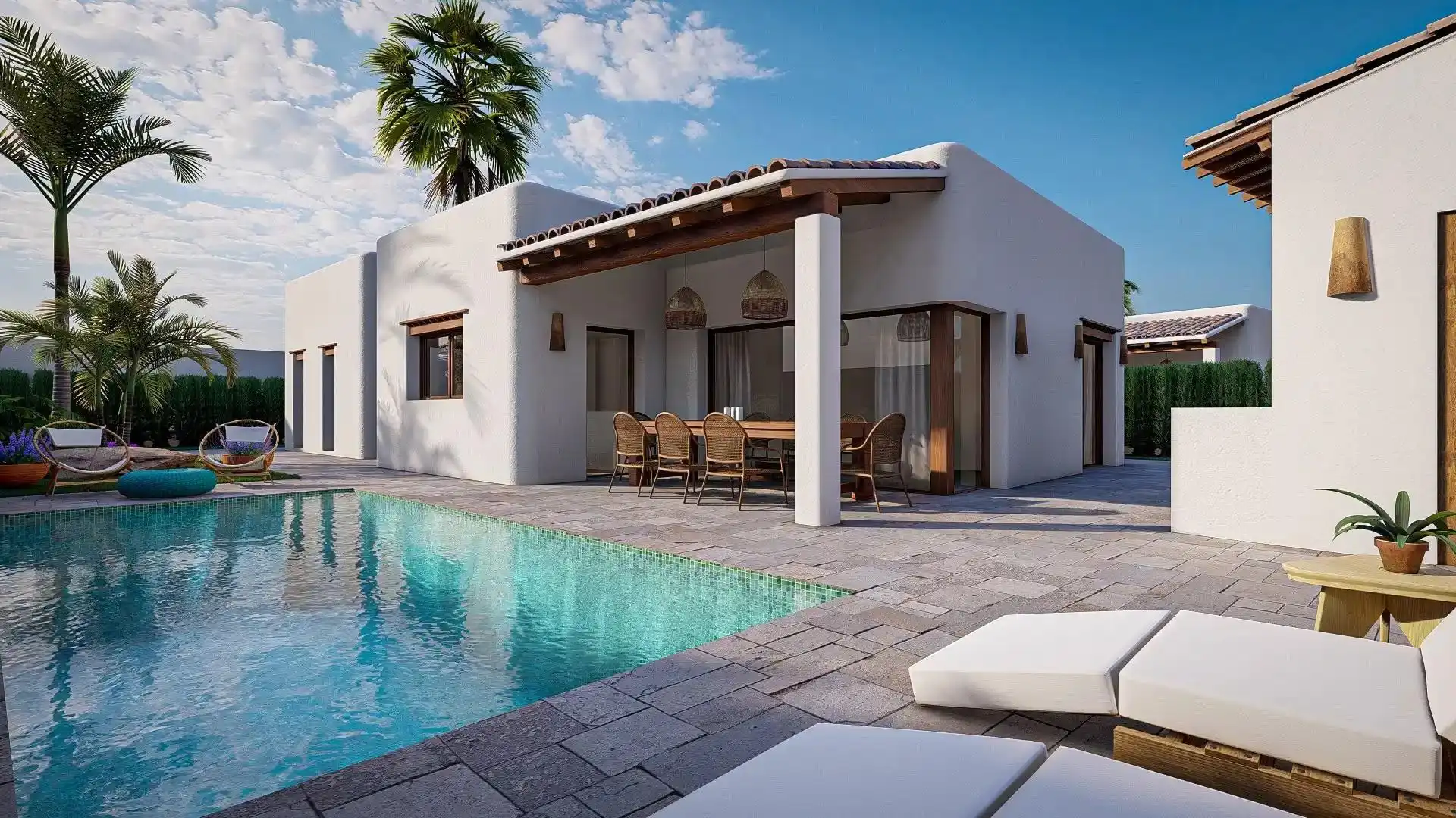 Terraza de Casa o chalet en venta en L'Alfàs del Pi con Aire acondicionado, Jardín privado y Terraza
