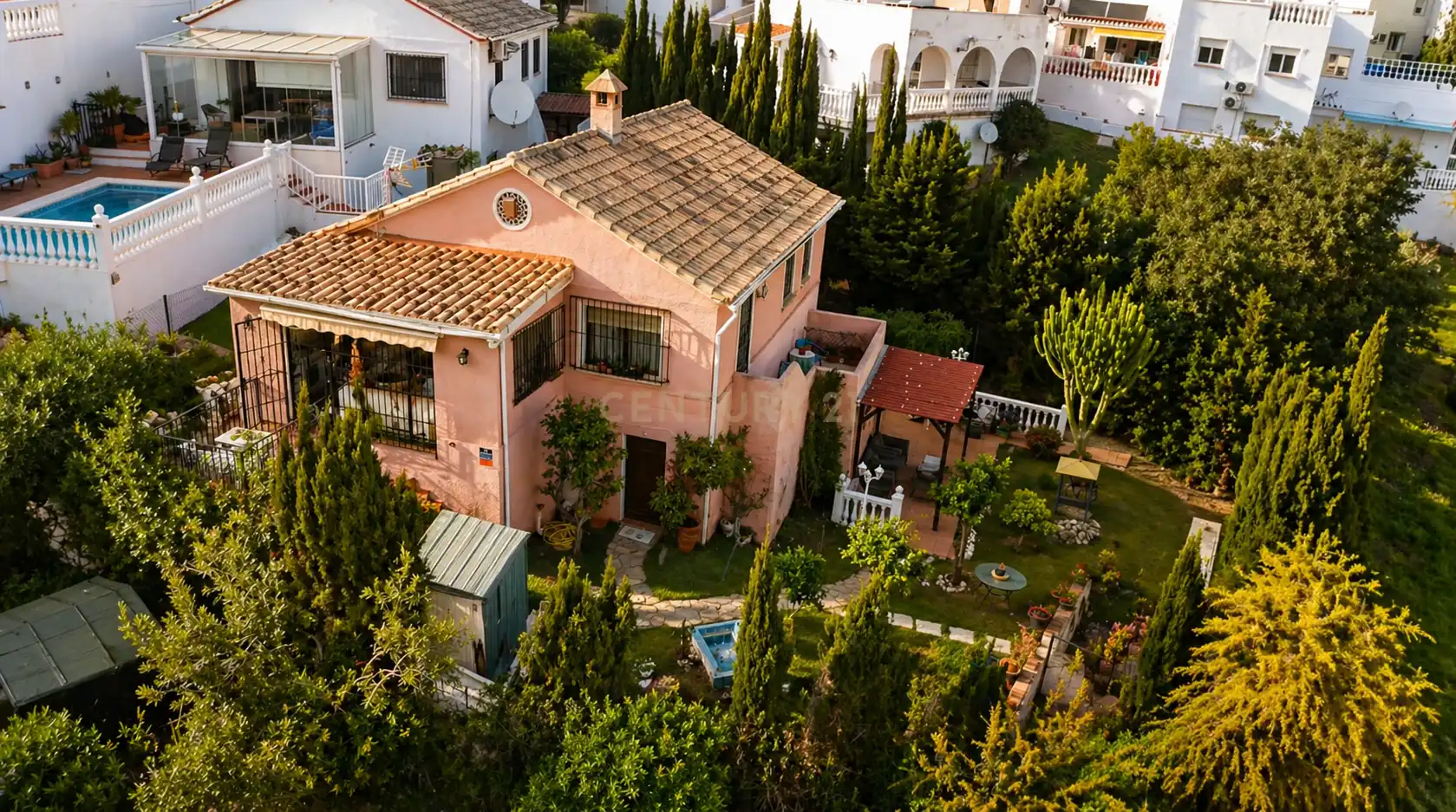 Garden of Houses for sale in Mijas  with Swimming Pool