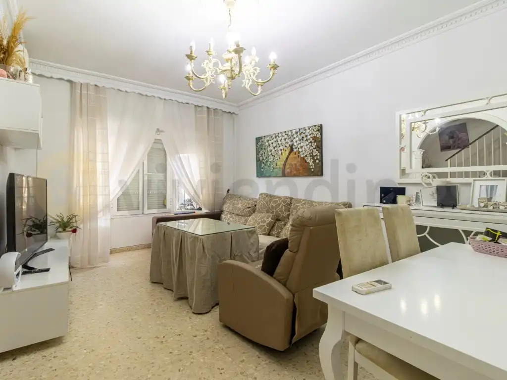 Sala de estar de Casa adosada en venta en Jerez de la Frontera