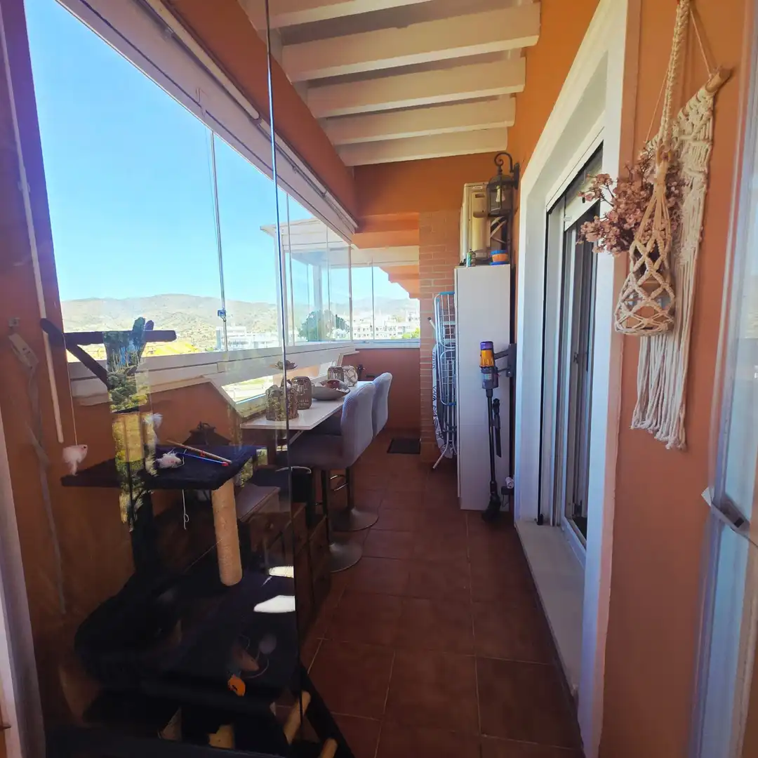 Terrasse von Wohnung zum Verkauf in Rincón de la Victoria mit Klimaanlage, Heizung und Terrasse