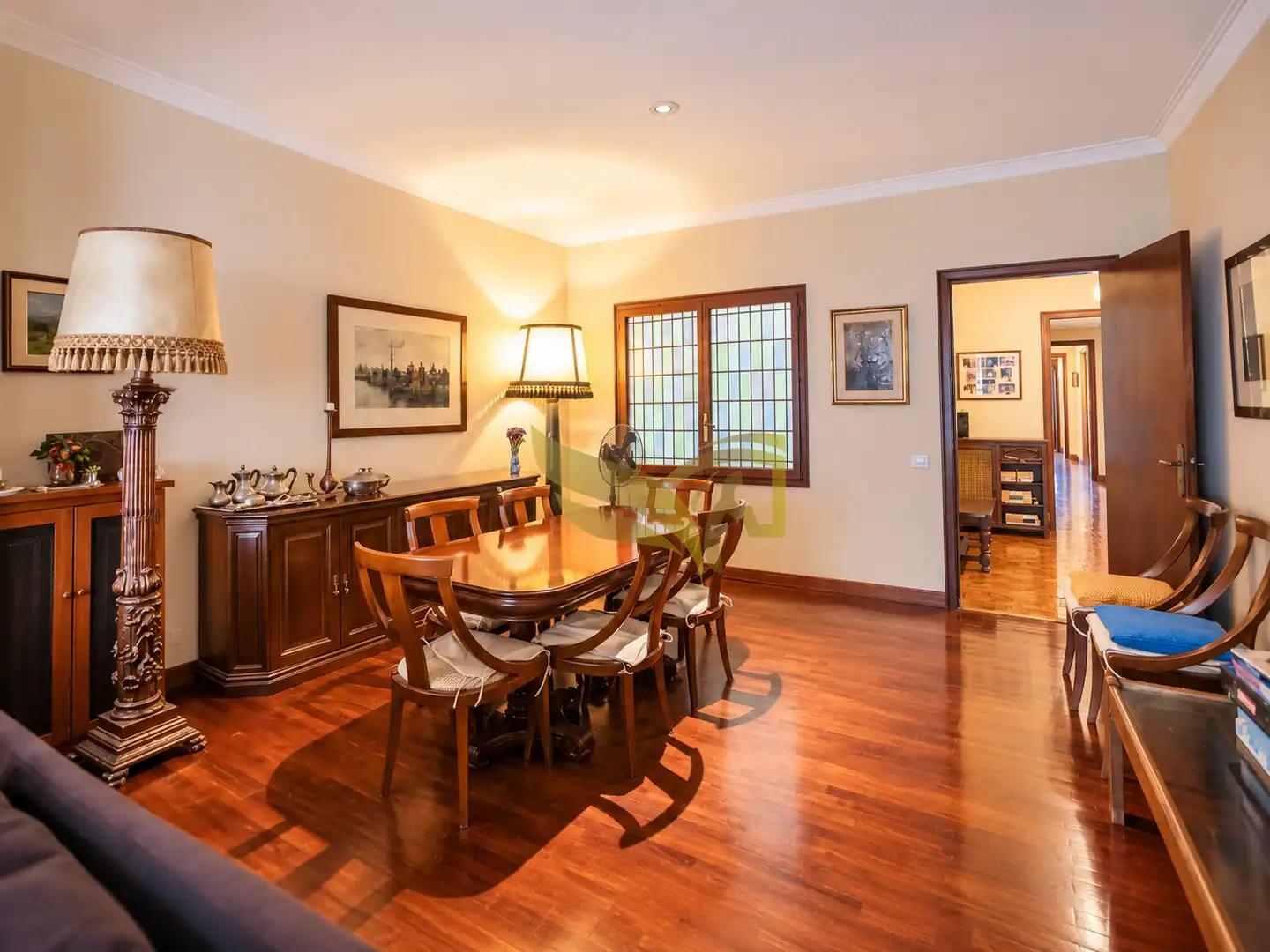Dining room of Flat for sale in Madrid  with Air Conditioner and Parquet flooring