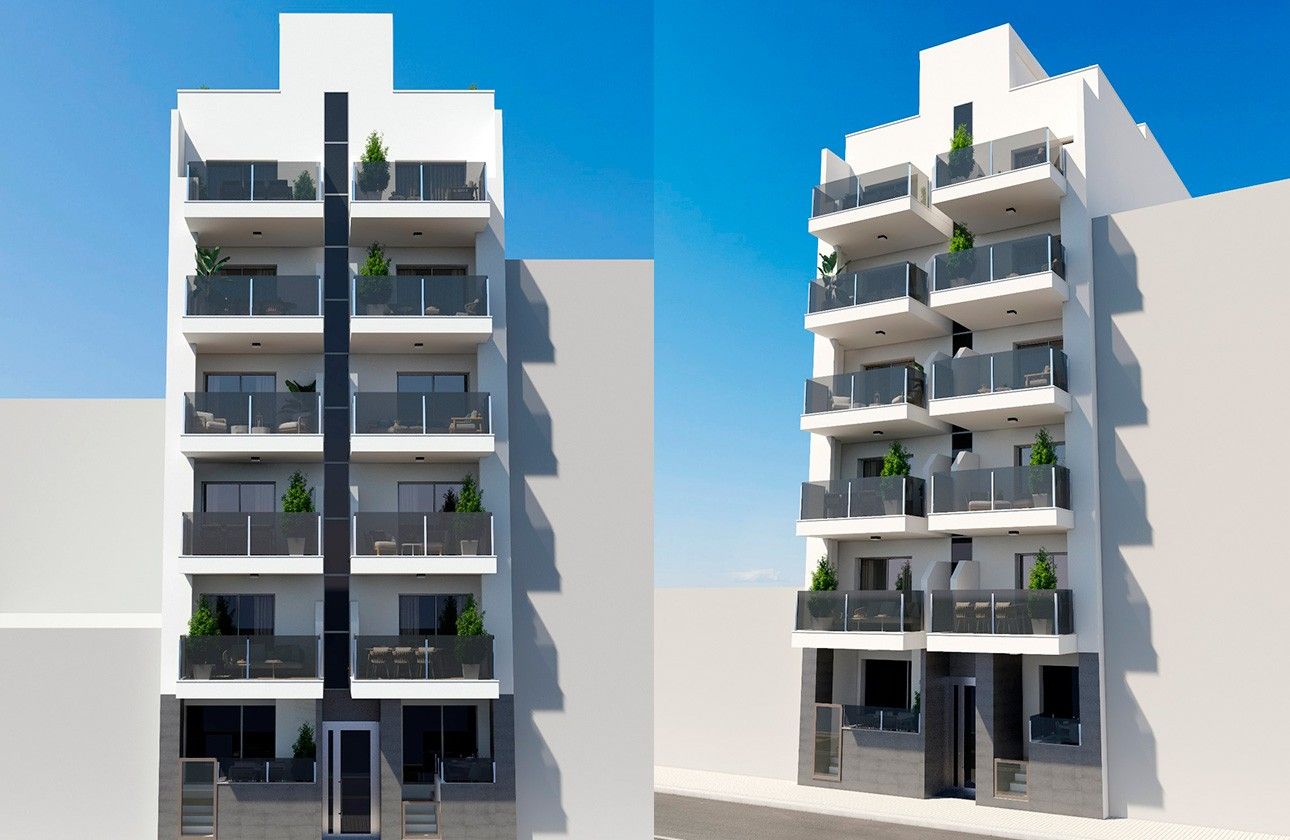 Exterior view of Planta baja for sale in Torrevieja  with Air Conditioner, Heating and Terrace