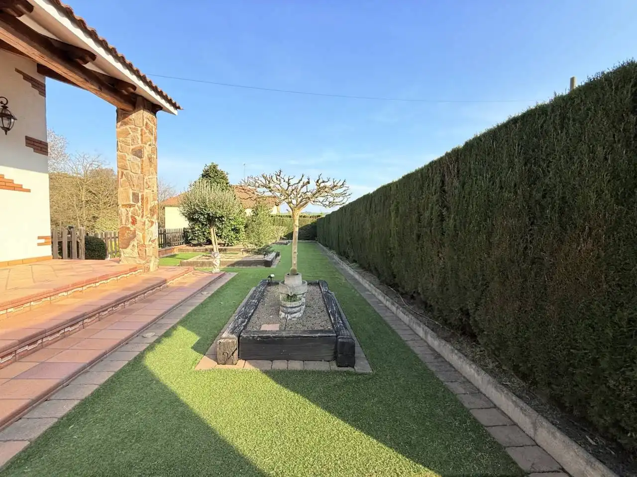 Garden of Houses for sale in Riells i Viabrea  with Air Conditioner, Heating and Private garden