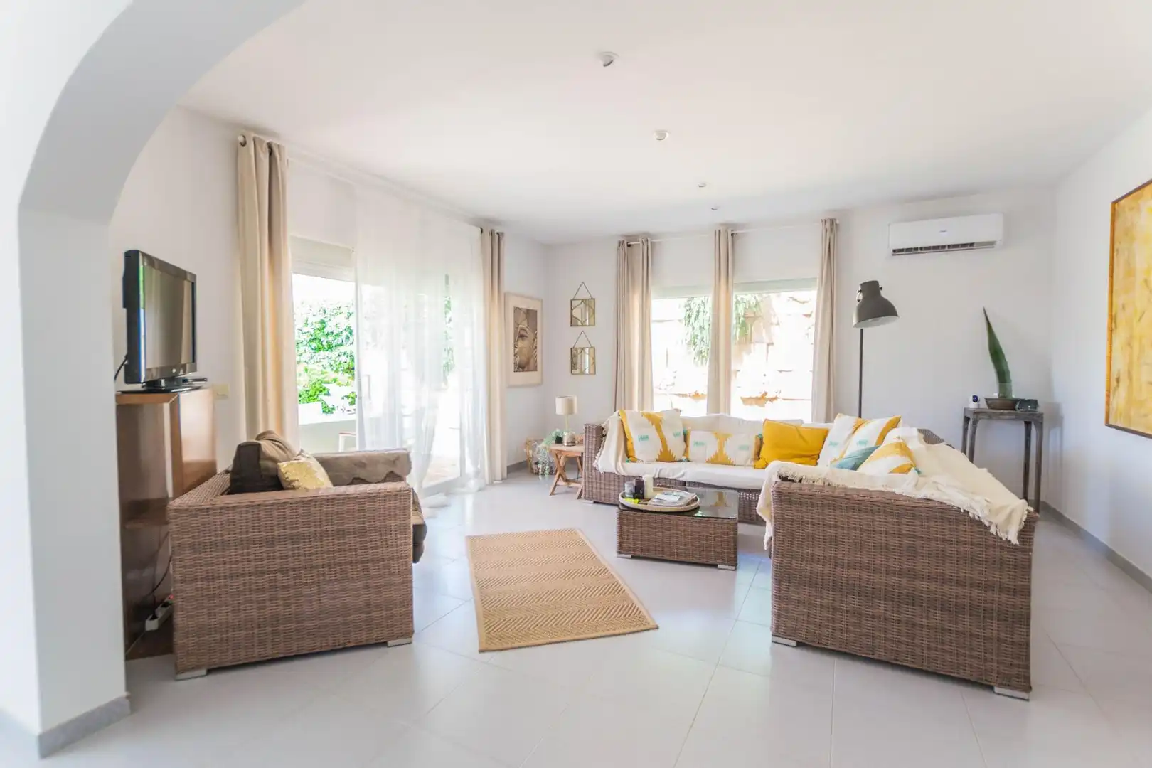 Living room of Ground floor for sale in Felanitx  with Heating, Private garden and Terrace