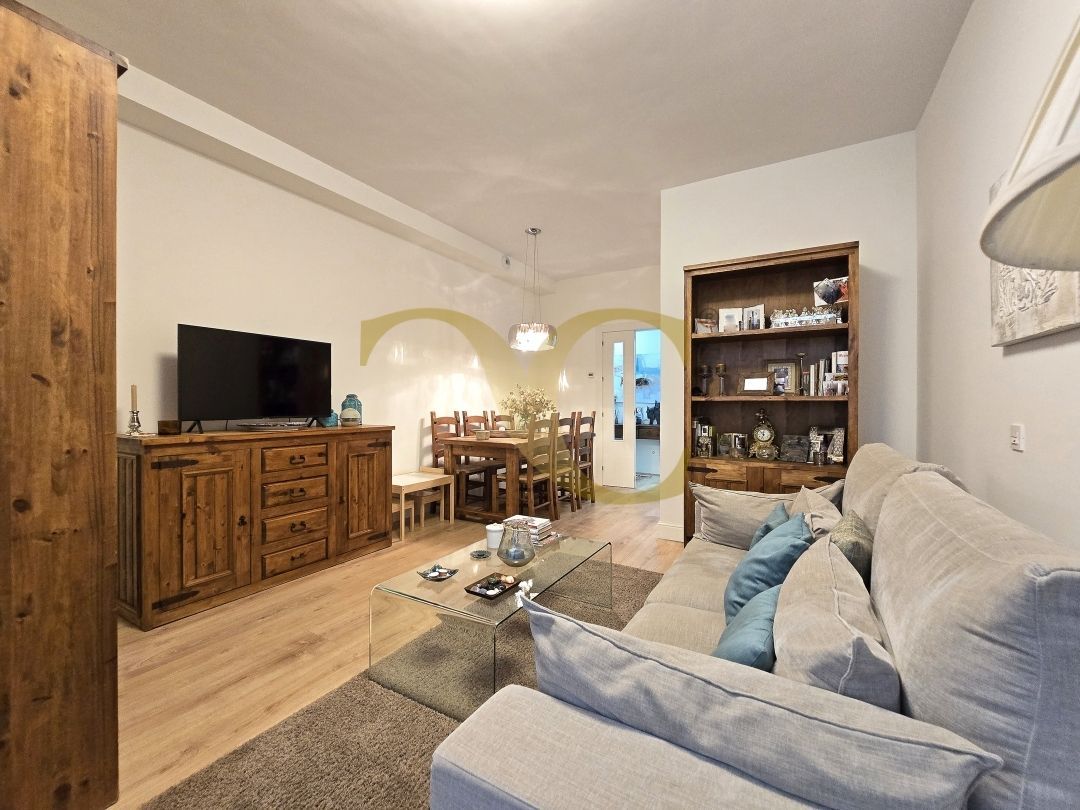 Living room of Flat for sale in Gijón   with Heating, Storage room and Balcony