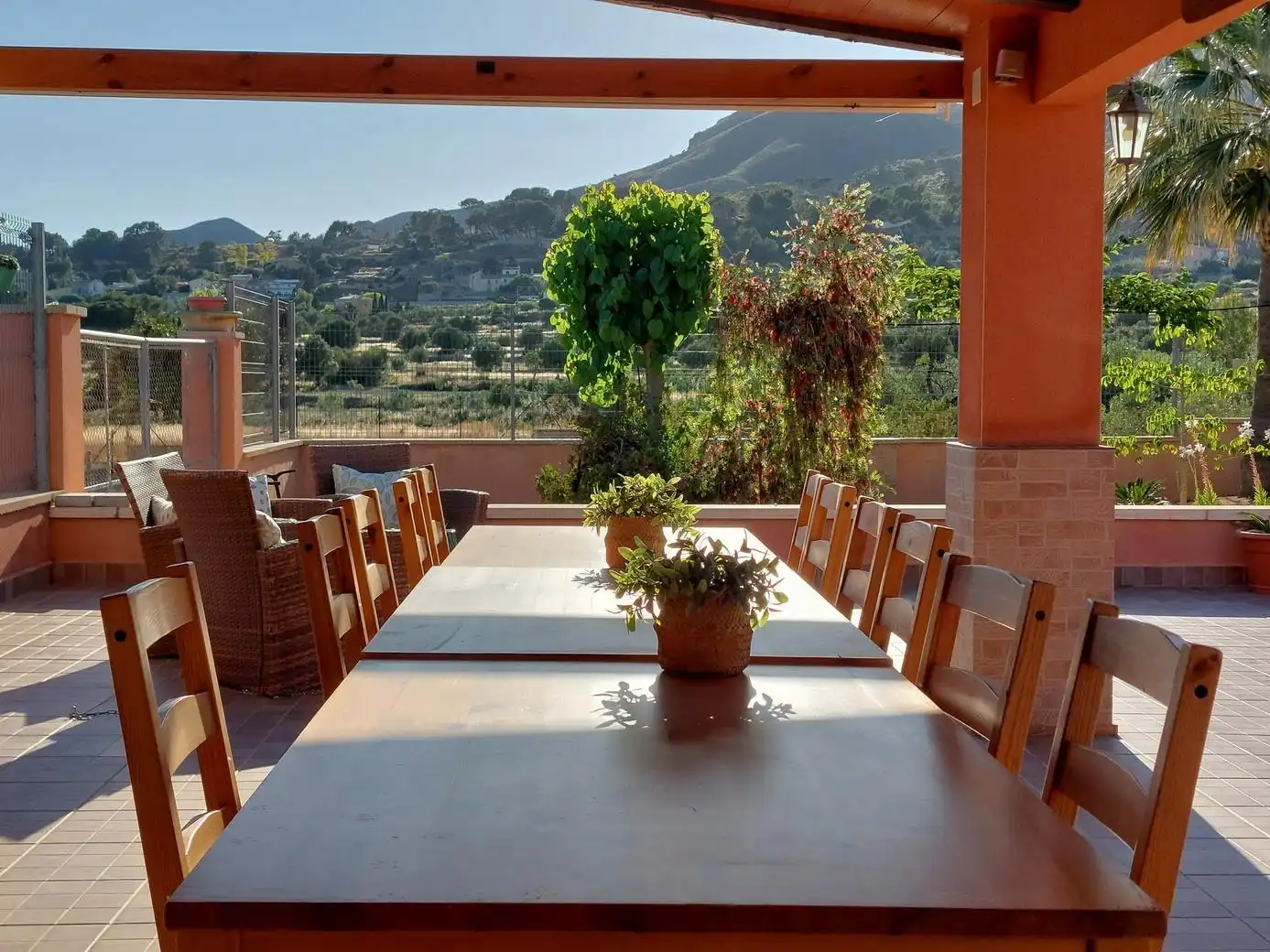 Terrassa de Casa o xalet en venda en Aigües amb Calefacció, Jardí privat i Terrassa