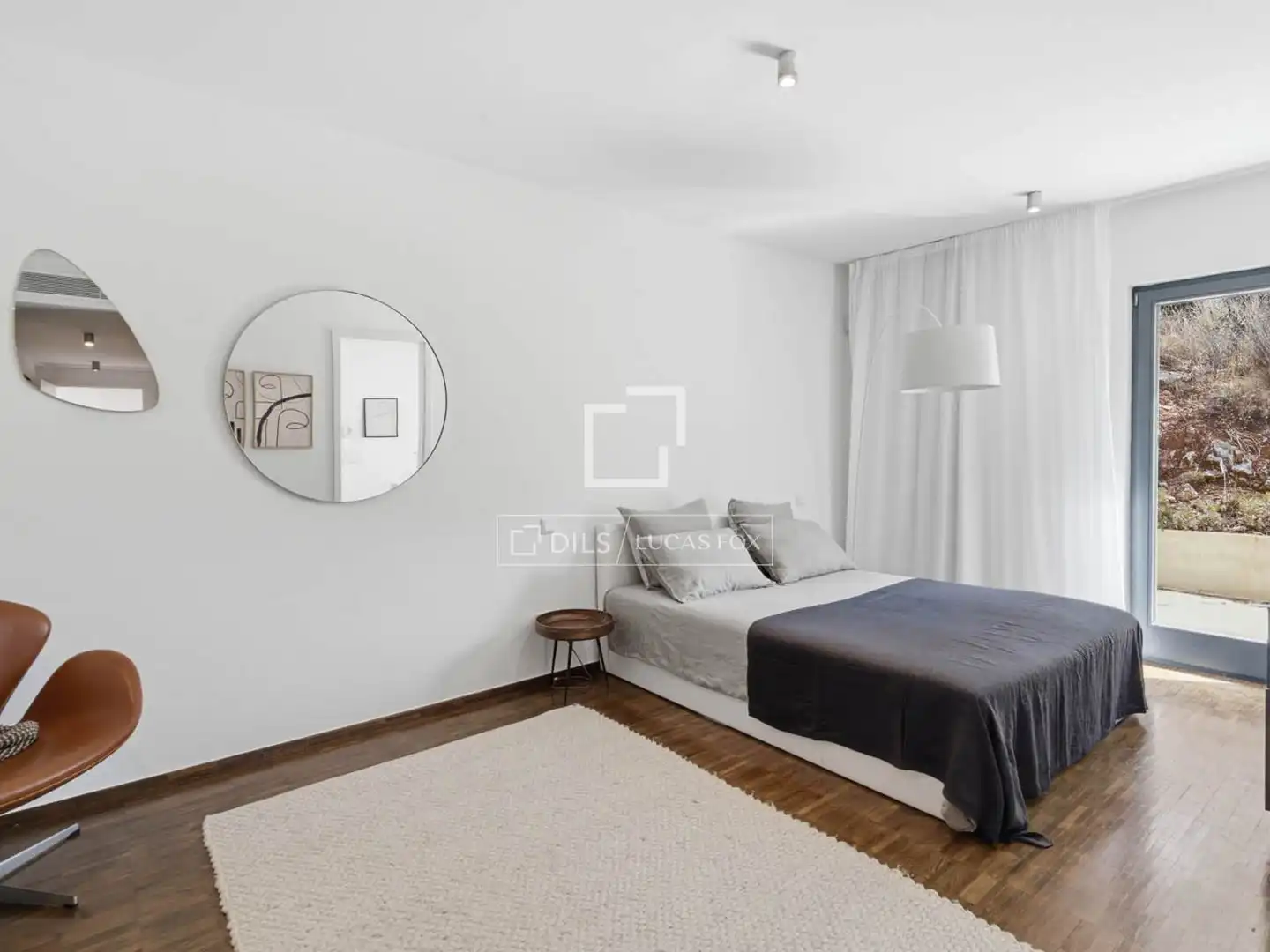 Schlafzimmer von Haus oder Chalet zur Miete in  Palma de Mallorca mit Klimaanlage, Heizung und Privatgarten