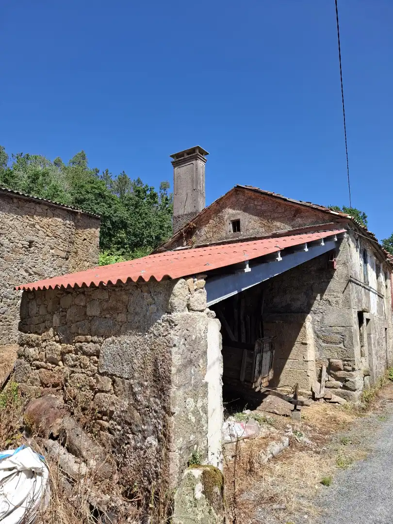 Exterior view of Country homes for sale in Santiago de Compostela   with Furnished