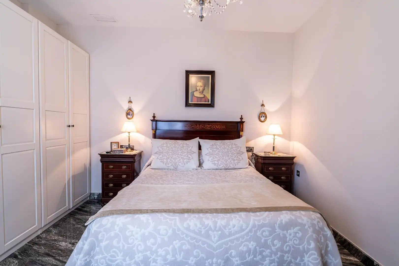 Schlafzimmer von Dachboden zum Verkauf in Sevilla mit Klimaanlage, Heizung und Terrasse