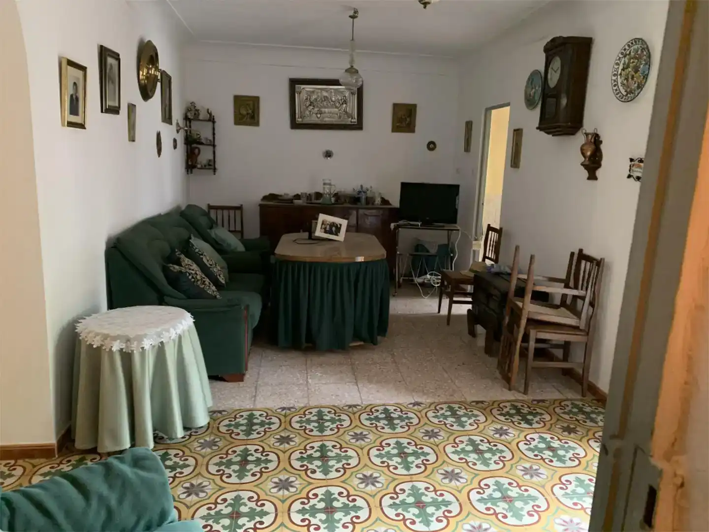 Sala d'estar de Casa adosada en venda en Puebla de Sancho Pérez, Badajoz