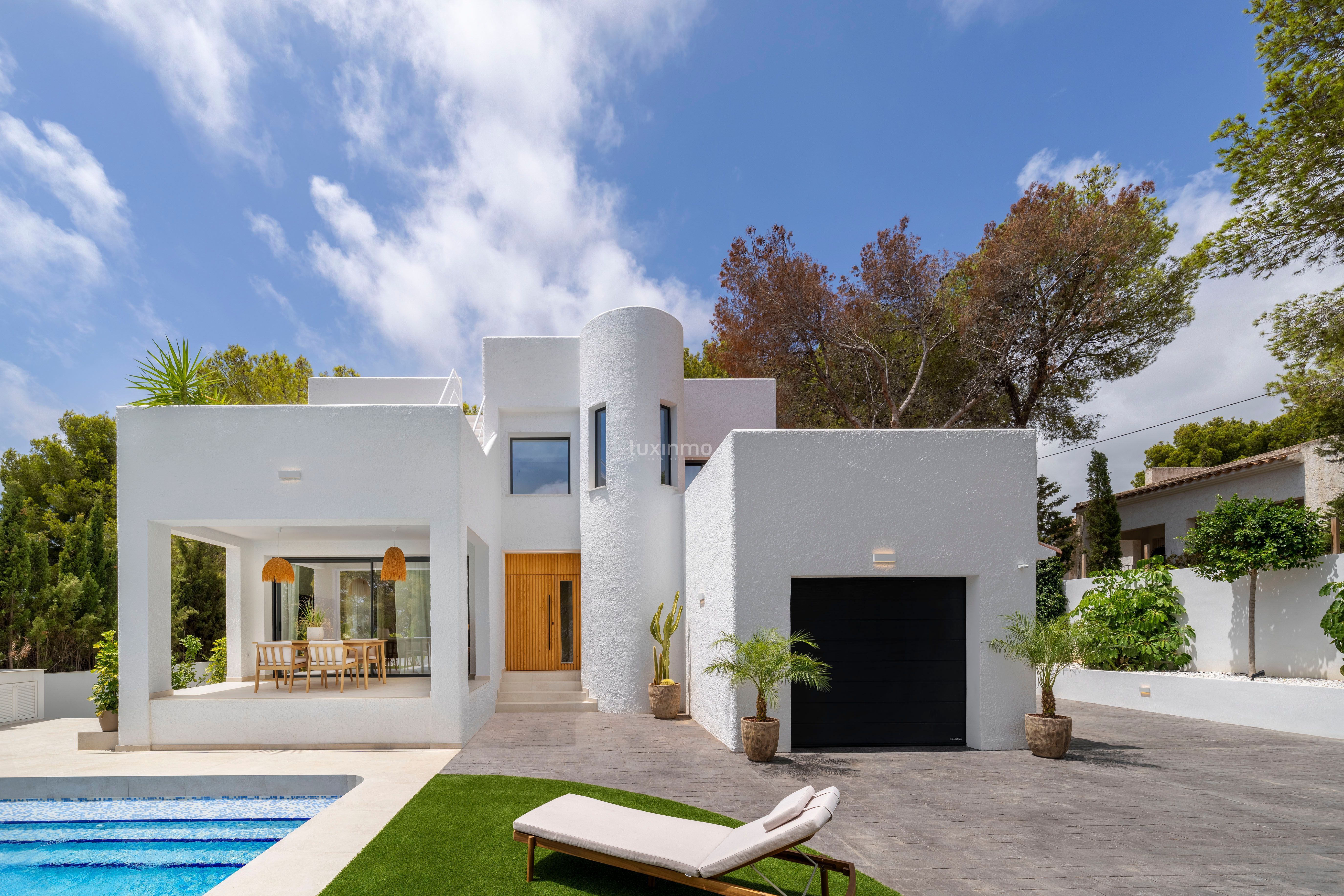 Vista exterior de Casa o xalet en venda en Altea amb Aire condicionat, Terrassa i Traster
