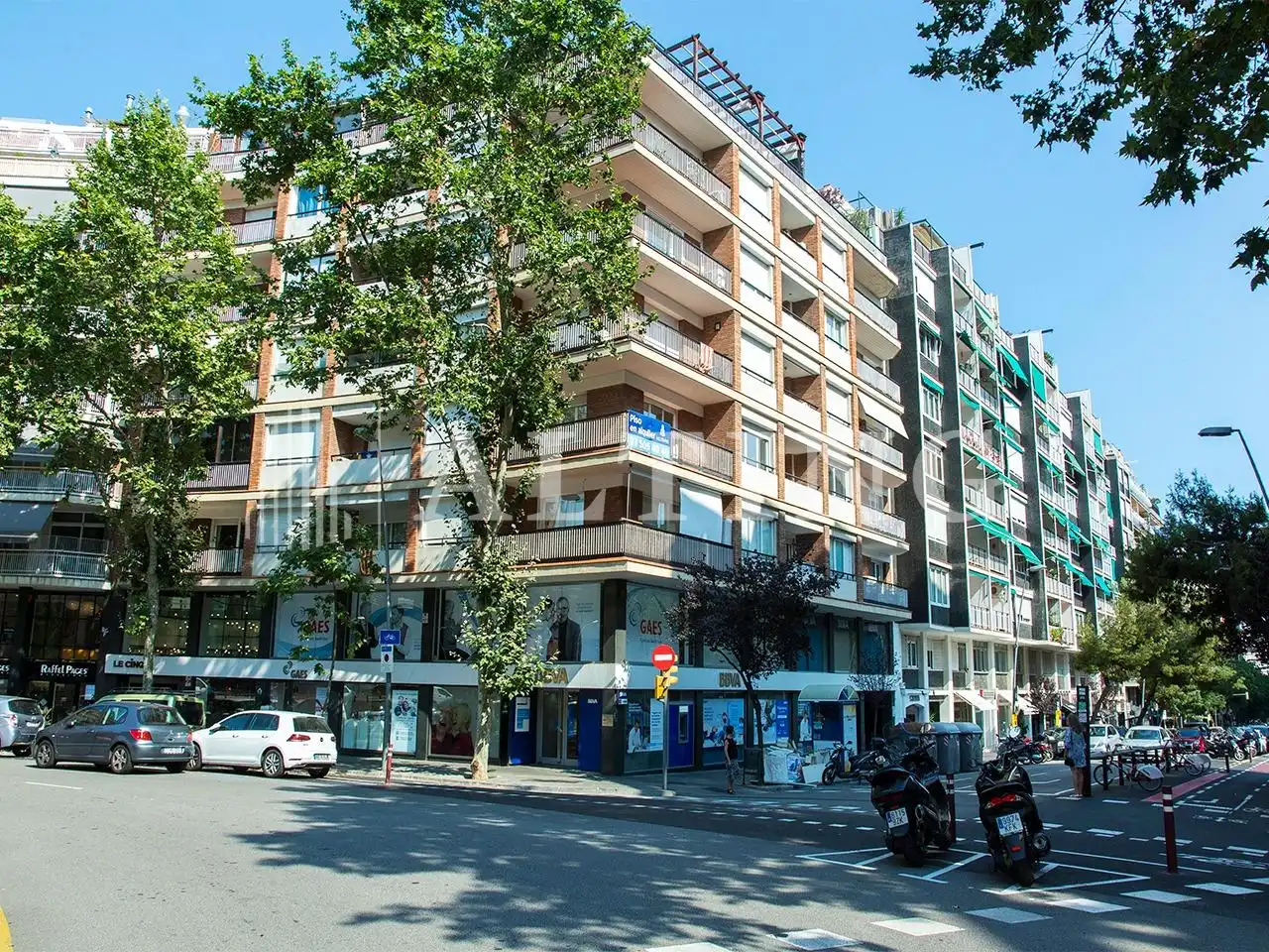 Vista exterior de Piso de alquiler en Barcelona con Aire acondicionado, Calefacción y Parquet
