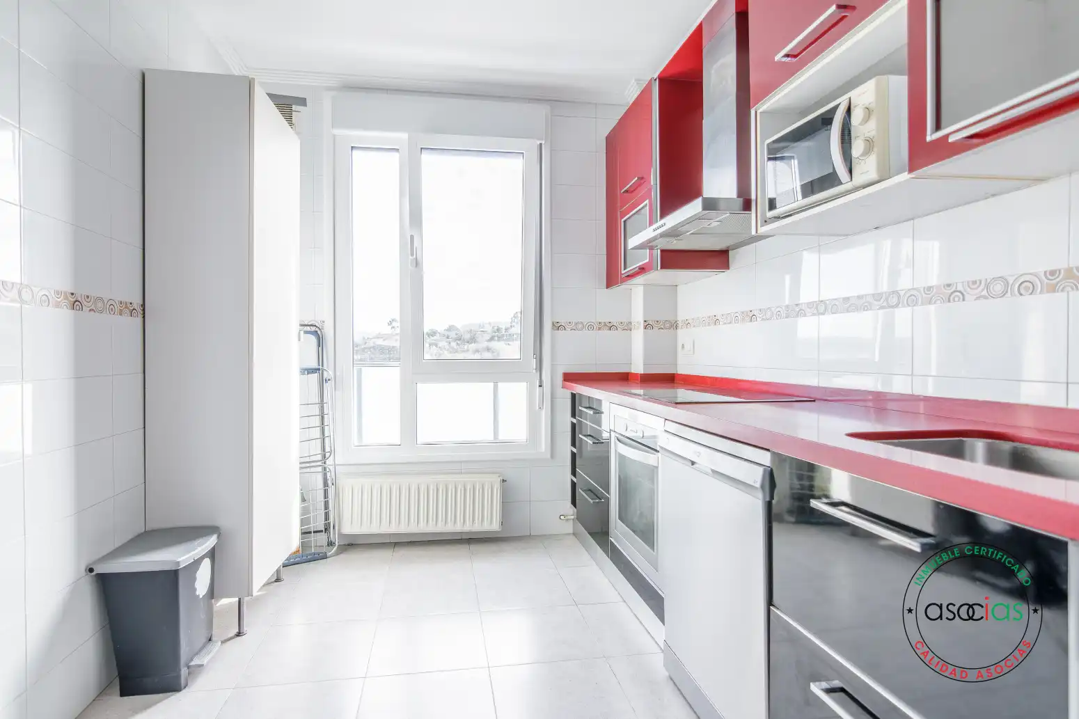 Kitchen of Flat for sale in Gijón   with Heating, Terrace and Storage room