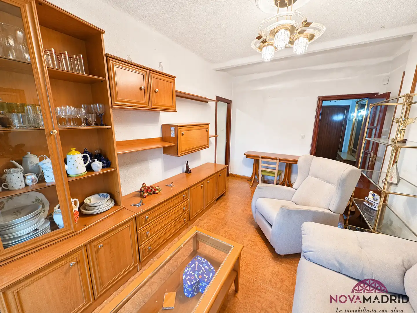 Living room of Flat for sale in San Fernando de Henares  with Air Conditioner and Terrace