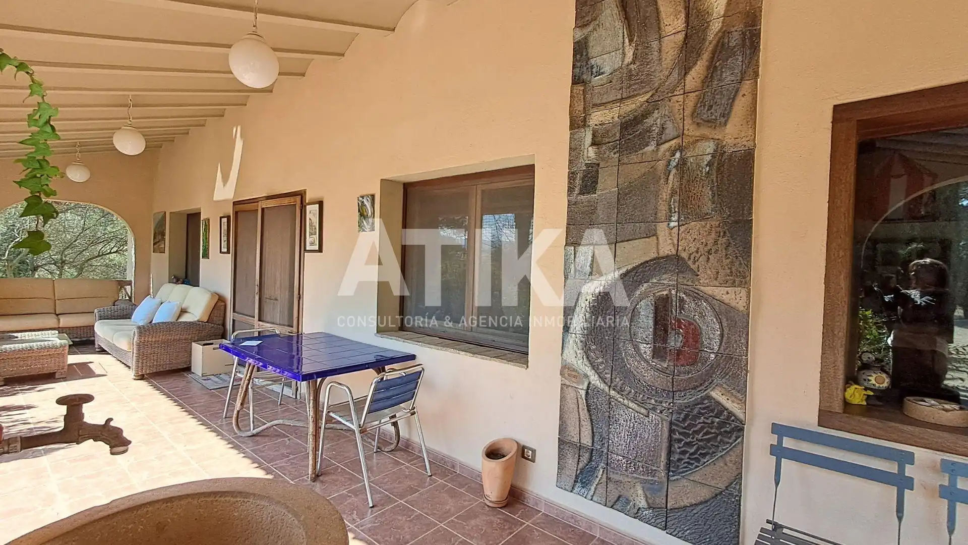 Terrace of Houses for rent in Ontinyent  with Heating, Private garden and Furnished