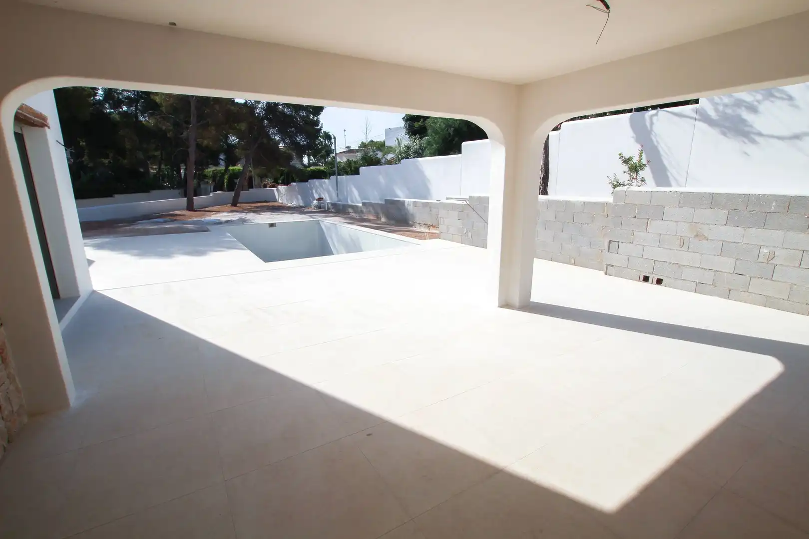 Piscina de Casa o xalet en venda en Moraira amb Aire condicionat, Jardí privat i Terrassa