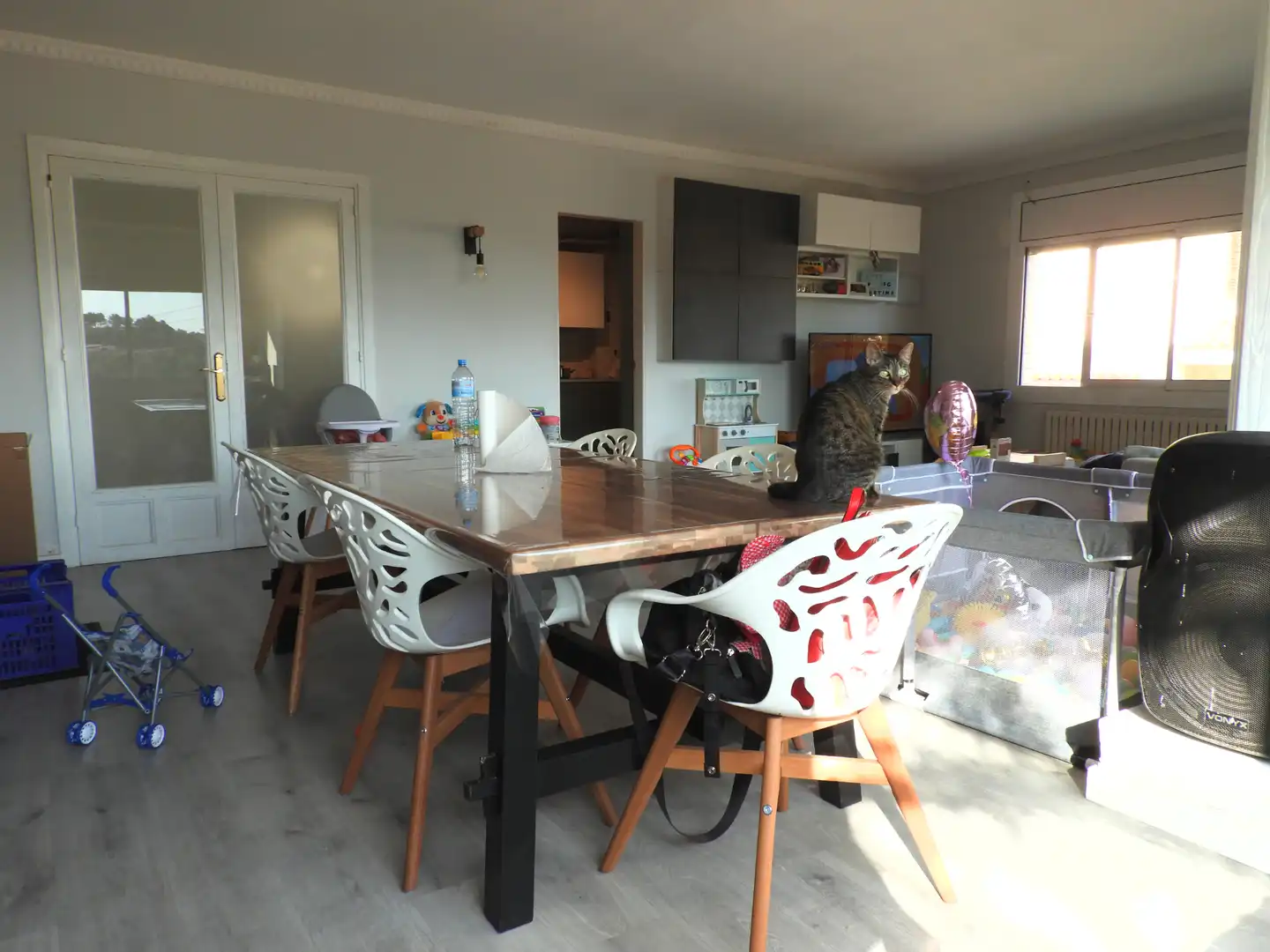 Esszimmer von Haus oder Chalet zum Verkauf in Castellar del Vallès mit Klimaanlage, Heizung und Privatgarten