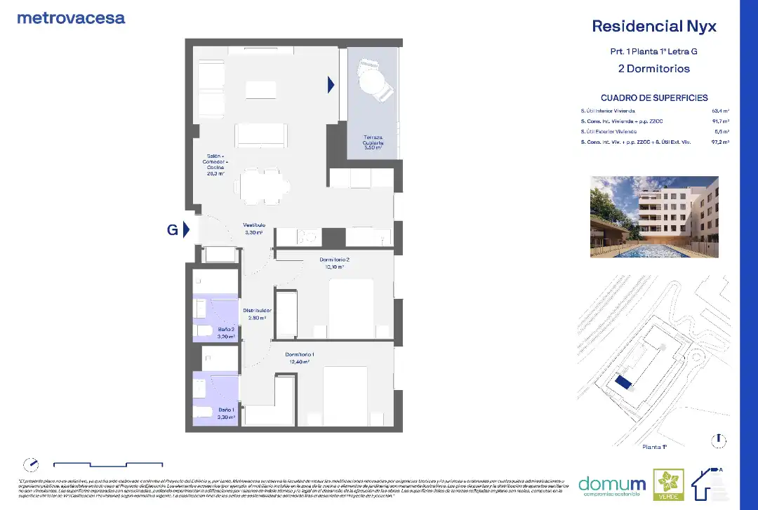 Neubau-Wohnung zum Verkauf in Parcela Rbb Vaqueros la Estrecha, imagen 2