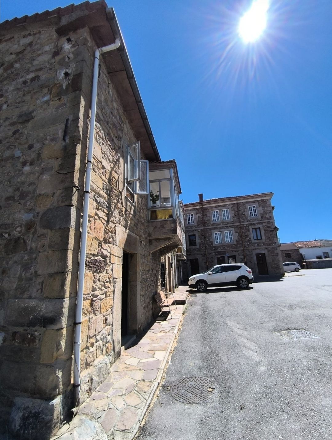 Exterior view of House or chalet for sale in Campoo de Enmedio  with Private garden, Parquet flooring and Terrace